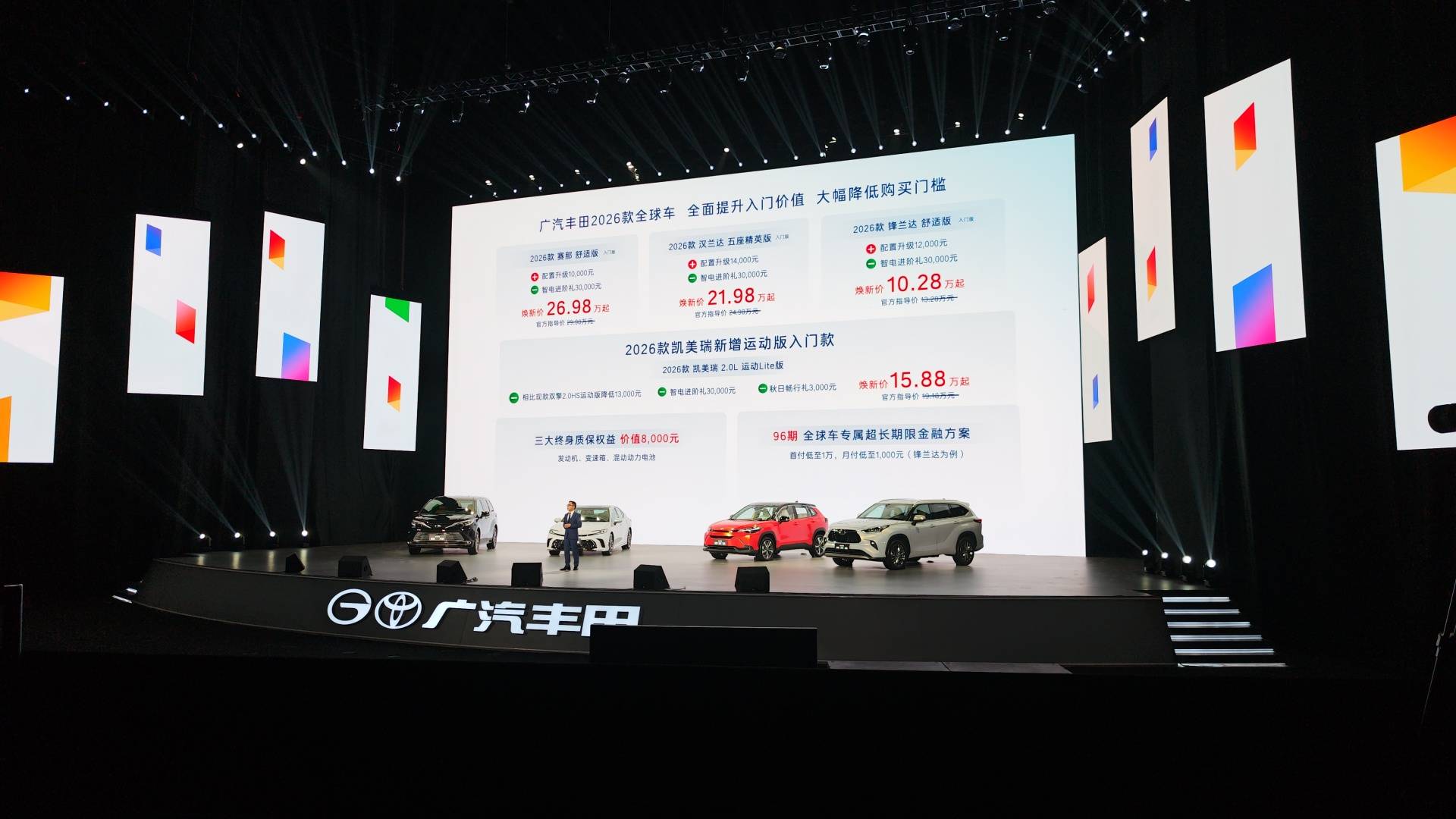 赛那等 广汽丰田2026款新车上市CQ9电子网站锋兰达汉兰达凯美瑞(图13)